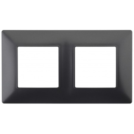 Frame for a circuit breaker for 2 posts, era Elegance, anthracite