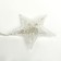 Garland "fringe" 2.4 × 0.9 m with nozzles "Stars", IP20, Transparent thread, 138 LED, glow warm white, 8 modes, 220 V