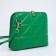 Bag Cross-Bodi with a zipper, green color