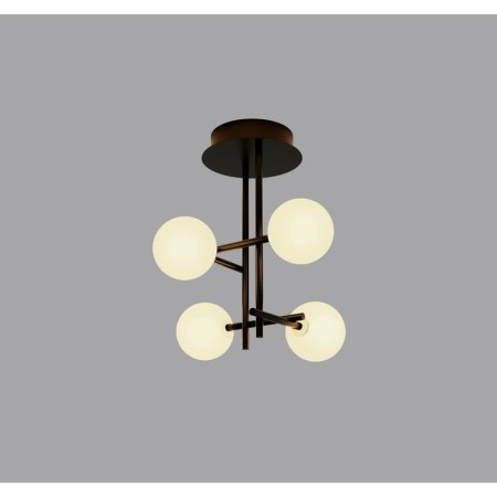 Ceiling chandelier Mantra Cellar, G4, 4x5W, 355x322x375 mm, black color-1