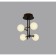 Ceiling chandelier Mantra Cellar, G4, 4x5W, 355x322x375 mm, black color
