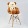 Soft toy "Bear: I love you", 75 cm