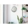 Wall clock, series: interior, "flowers", smooth move, d-30.5 cm