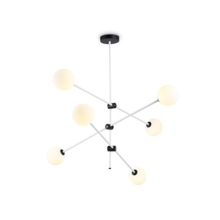 Suspended Ambrella Light, Modern, TR2512, 6XG9, white, black color