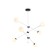 Suspended Ambrella Light, Modern, TR2512, 6XG9, white, black color