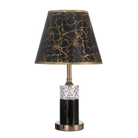 Table lamp "RAMAR" 1x40W E27+backlight, black/gold 27x27x48cm-5