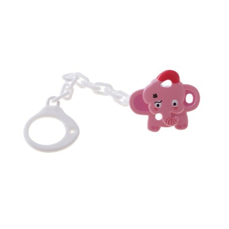 Holder for a dummy on a chain with a clothespin, mix