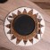 Wicker rug round 38 cm