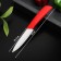 Knife ceramic shade "Simple", blade 10.5 cm, handle Soft Touch, red color red