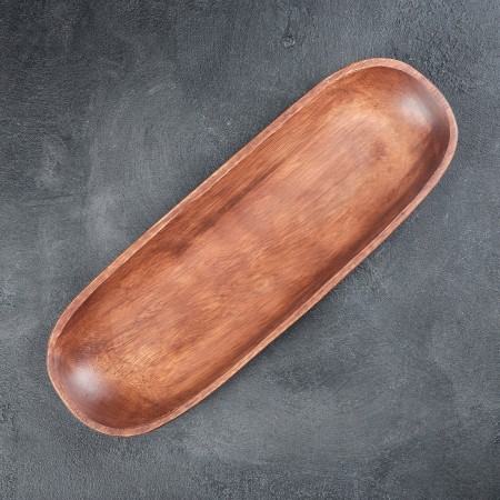 Symphony dish, 40 × 14 × 4 cm, acacia-2