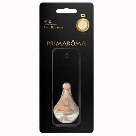The flavor in the Primaroma Drop No. 10 car, based on Paco Rabanne, suspended-1