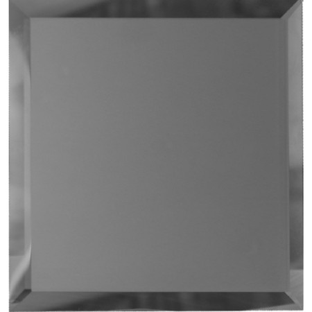 Square mirror graphite uterus tiles with fatcet 10 mm, 250x250 mm