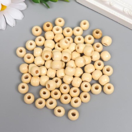 A set of beads for creativity "Natural" 50 g 1x0.9 cm-1