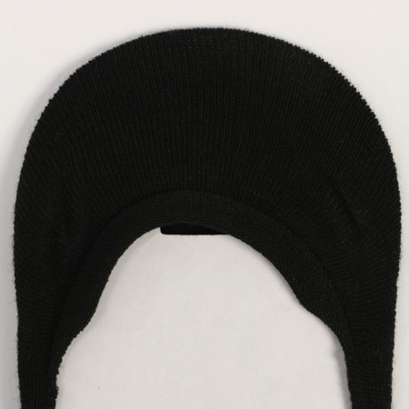 Invisible socks female, black color, size 23 (36-39)-2
