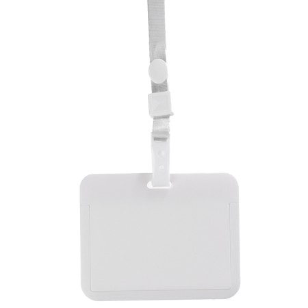 Horizontal badge 85 x 54 mm, erichkrause slider, plastic ABC, textile tape, mix-2