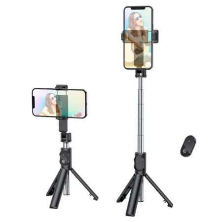 Mono-lap-trip Borofone BY7, for diagonal 3.5-6.7 ", BT4.0, remote control, up to 800 mm, black-1
