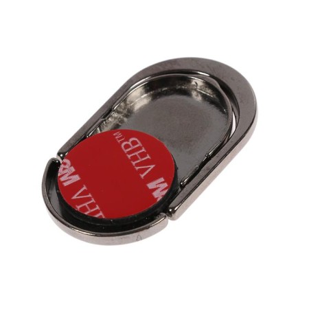 Holder-stand with a ring for the phone Luazon, a metal base, black-2
