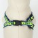 Set "Bones and Paws" reflective, leash 120 x 1.5 cm, OG 36-52 cm, blue