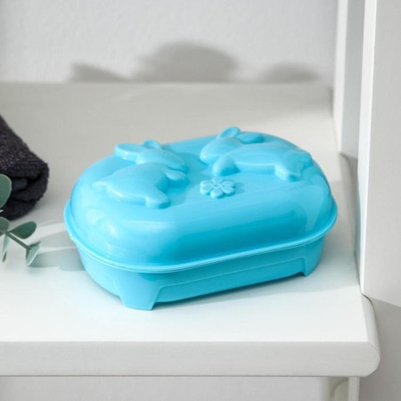Taped -soap plastic "rabbits", 12 × 8 × 4.5 cm, color mix-6