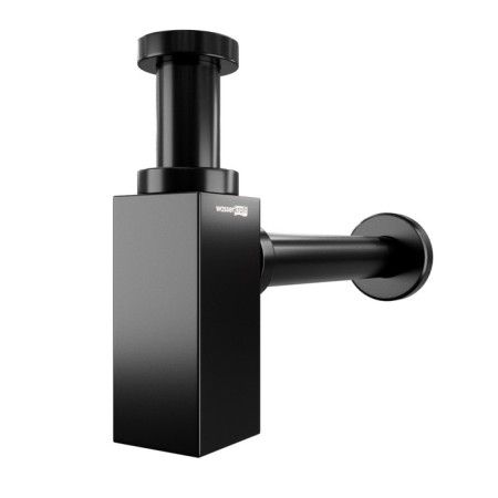 Siphon for the sink Wasserkraft A169, 1 1/4 "x 32 mm, brass, black