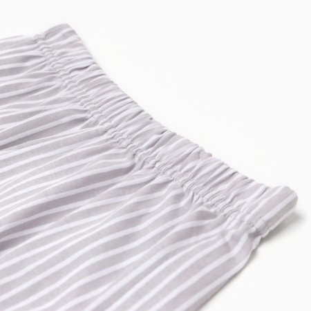 Female home set (T-shirt, shorts) "lamb", light gray color, size 44-3