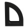 Vertical paper tray, "respect", black