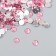 Decor for creativity in the bottle "Rhinas. Light pink" set 500 pcs d = 0.5 cm 7x2x2 cm