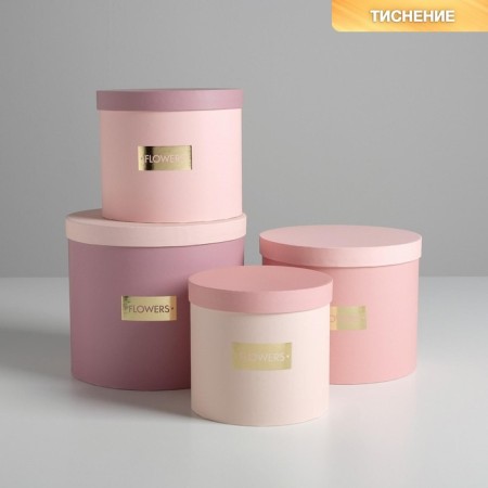 A set of hats for colors 4 in 1, gift packaging, “delicate tones”, 14 x 13 cm - 20 x 17.5 cm-1