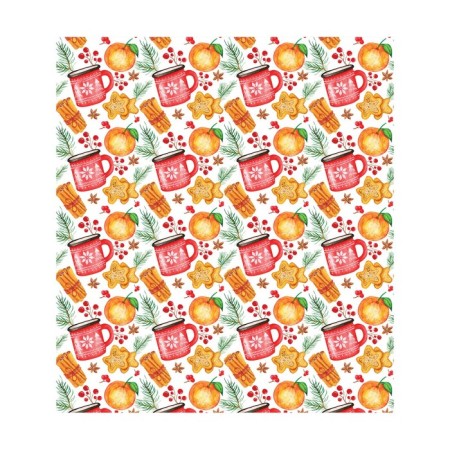 A set of napkins for setting the table "Gingerbread evening", rectangular, size 32x46 cm, 4 pcs-1