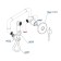 Fixer for the bidet Wasserkraft A04157, with a hygienic shower, a hose 120 cm, brass, chrome