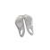 Container, color silver, 3.2 mm (set 20 pcs.)