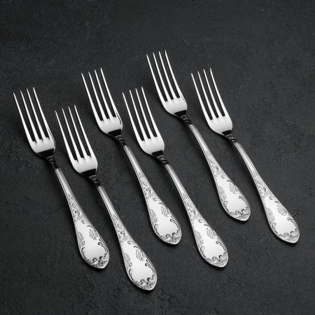 A set of cutlery "Ambassador", 24 items, decorative box, silver color-5