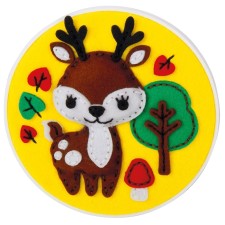 Set for creativity: a panel of felt on the hoarse 