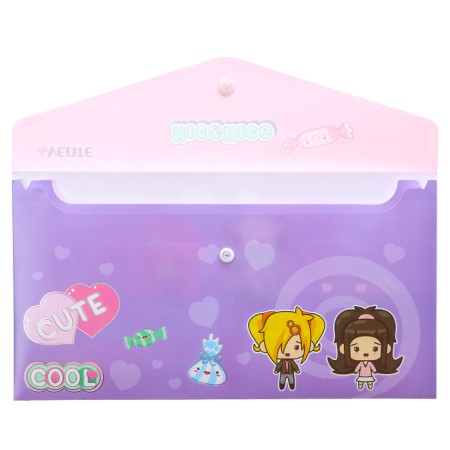 The convert folder on the Travel button, 260 x 140mm, 180MKM, DEVENTE NICO, foil embossing, 3071238, mix-3