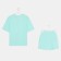 Female pajamas (T -shirt and shorts) KAFTAN BASIC p. 40-42, turquoise