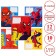 A set of notebooks 10 pieces, 12 sheets, September 1, in a ruler, a covered paper cover, spider man