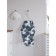 Apron kitchen with a “cloud khaki” photo print, adjustable, size OS