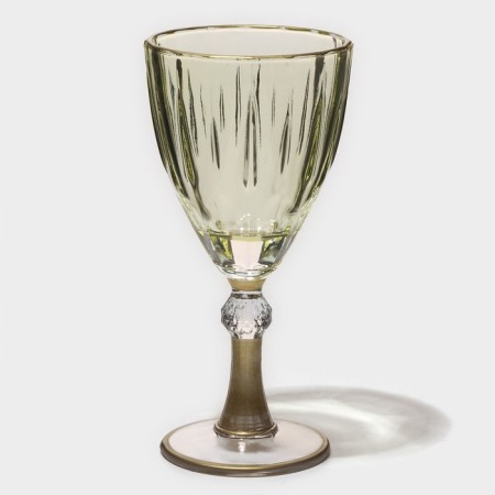 Glass "Triumph", 300 ml, 8.5 × 18.5 cm, green color