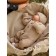 Knitted Knot Killed with Pure Love Tot hat, height 74 cm, beige color