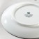 Porcelain plate flat lunar, d = 16.5 cm, gray color