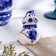 Frog, gzhel, porcelain, h = 7.5cm toothpicks