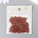 Glass beads 6/0 "brown copper" 15 g