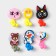 Baby brush holder "Funny animals", on suction cup, design mix