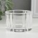 Glass of Glass for 1 candle "boundaries" transparent 8x8x5 cm