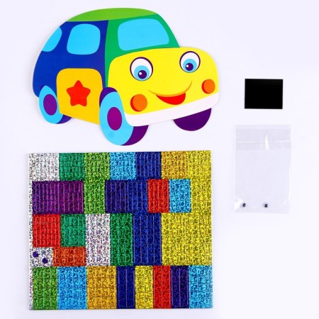 The mosaic is a sticker uniform "Machine". Set for creativity-2
