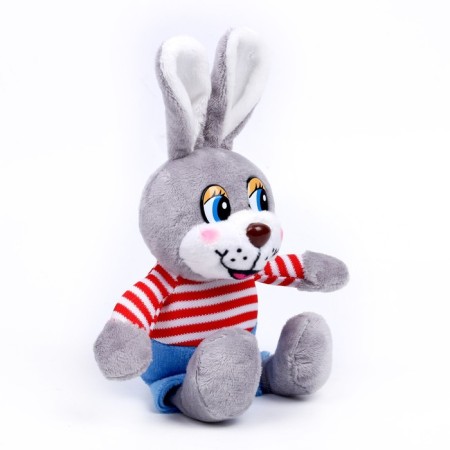 Soft toy "Bunny in shorts"-1