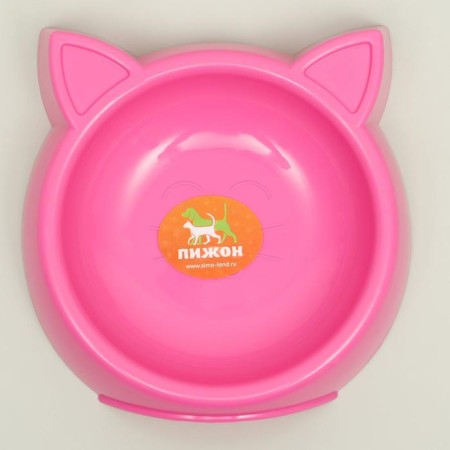 Bowl “cat ears” 200 ml, 15 x 3.7 cm, pink-2