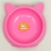 Bowl “cat ears” 200 ml, 15 x 3.7 cm, pink