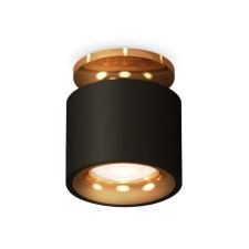 Lumber of the overhead Ambrella Light, XS7511121, MR16 GU5.3 LED 10 watts, color black sand, yellow gold