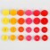 Plastic buttons, D = 12 mm, 360 pcs, in the organizer, colorful color